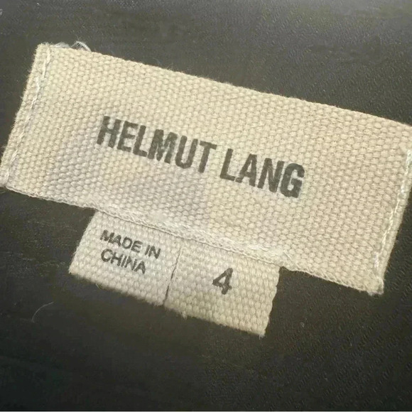 Helmut Lang Black Pleat Front Wool Blend Women’s Pants Lined Size 4 Excellent! - Picture 4 of 9